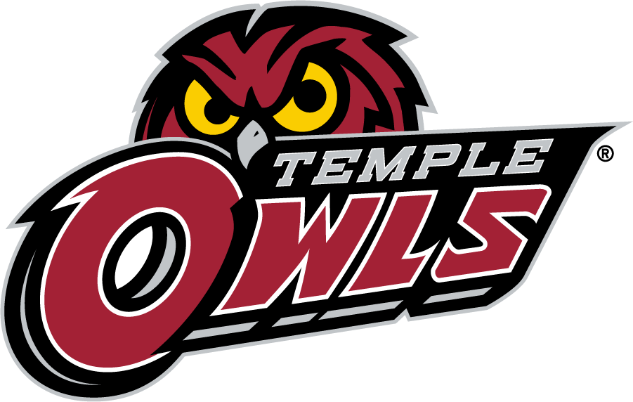 Temple Owls 2014-2017 Secondary Logo diy DTF decal sticker